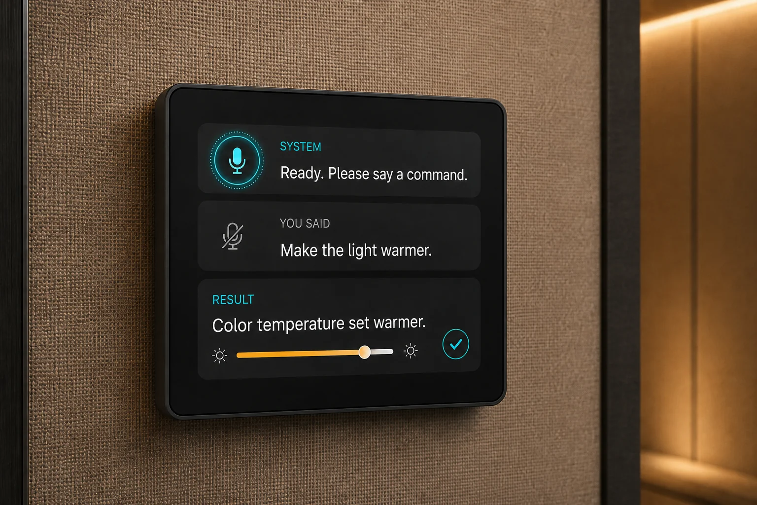 One 86 Panel — A Space That Listens and Obeys
