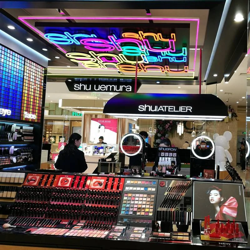 Neon Lights at Shu Uemura Store