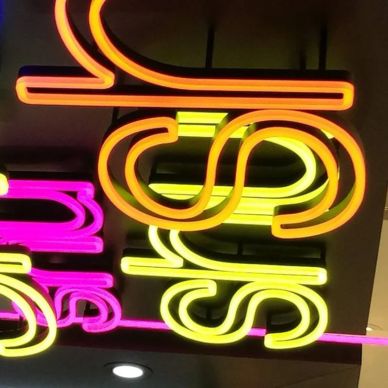 Neon Lights at Shu Uemura Store